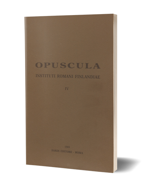 Opuscula IV (1989)