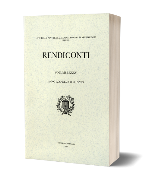 Rendiconti, Vol. LXXXV. Anno Accademico 2012-2013
