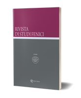 Rivista di Studi Fenici LII - 2024