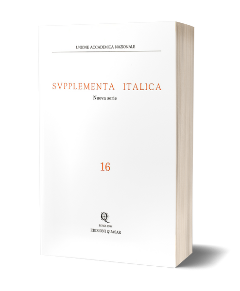 Supplementa Italica 16