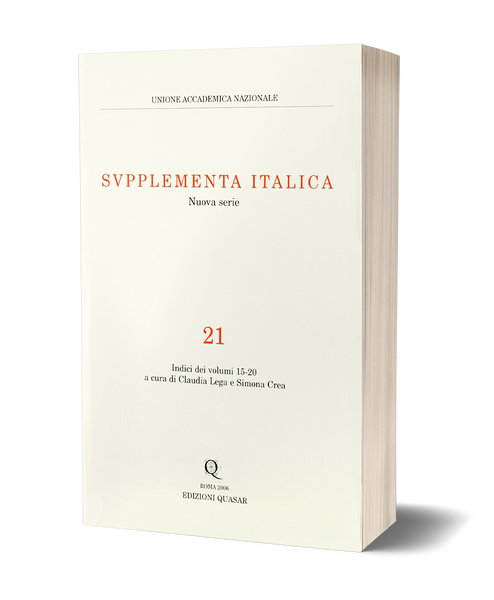 Supplementa Italica 21