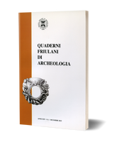 Quaderni Friulani di Archeologia XXV / 2015