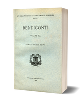 Rendiconti, Vol. XX. Anno Accademico 1943-1944