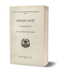 Rendiconti, Vol. XXV-XXVI. Anni Accademici 1949-1950 e 1950-1951
