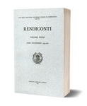 Rendiconti, Vol. XXXII. Anno Accademico 1959-1960