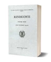 Rendiconti, Vol. XXXII. Anno Accademico 1959-1960
