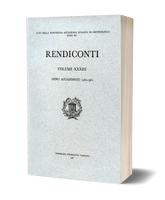 Rendiconti, Vol. XXXIII. Anno Accademico 1960-1961