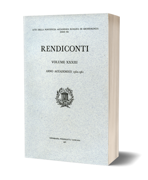 Rendiconti, Vol. XXXIII. Anno Accademico 1960-1961