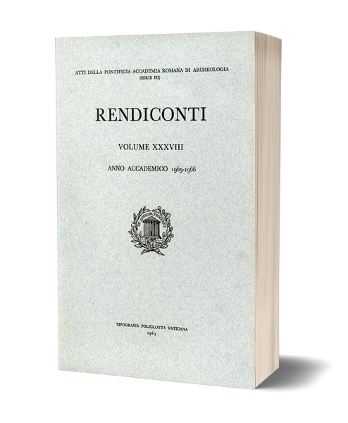 Rendiconti, Vol. XXXVIII. Anno Accademico 1965-1966