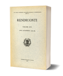 Rendiconti, Vol. LVII. Anno Accademico 1984-1985