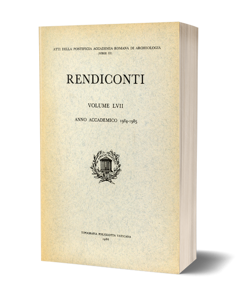 Rendiconti, Vol. LVII. Anno Accademico 1984-1985