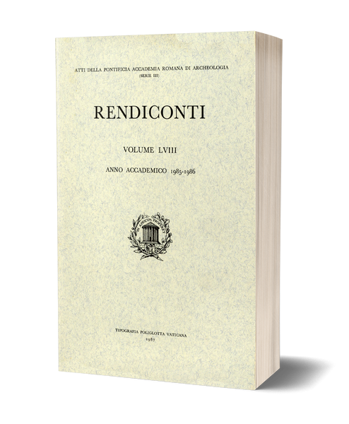 Rendiconti, Vol. LVIII. Anno Accademico 1985-1986