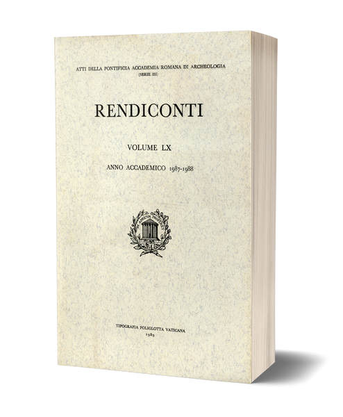 Rendiconti, Vol. LX. Anno Accademico 1987-1988