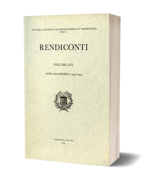 Rendiconti, Vol. LXV. Anno Accademico 1992-1993