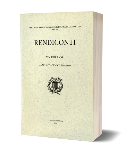 Rendiconti, Vol. LXXI. Anno Accademico 1998-1999
