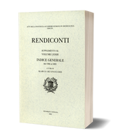 Rendiconti, Supplemento al vol. LXXIII. Indice generale dal 1966 al 2001