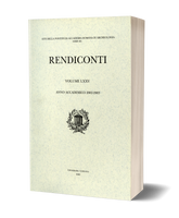 Rendiconti, Vol. LXXV. Anno Accademico 2002-2003