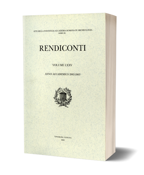 Rendiconti, Vol. LXXV. Anno Accademico 2002-2003