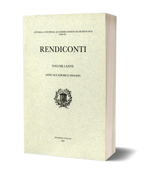 Rendiconti, Vol. LXXVII. Anno Accademico 2004-2005