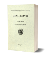 Rendiconti, Vol. LXXVIII. Anno Accademico 2005-2006